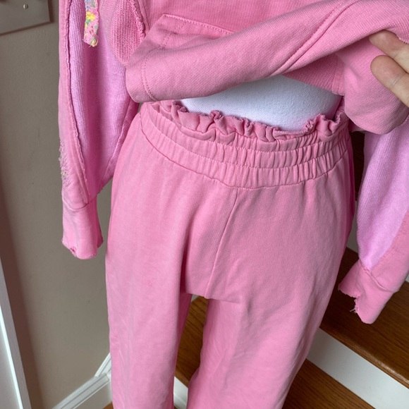 Love Shack Fancy Alouette Hoodie & Mirabella Jogger Pants Lounge Suit Size XS - Picture 16 of 17
